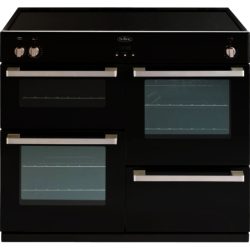 Belling DB4100EI Electric Range Cooker with Induction Hob in Black